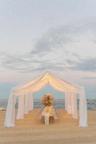 a beachfront wedding venue.