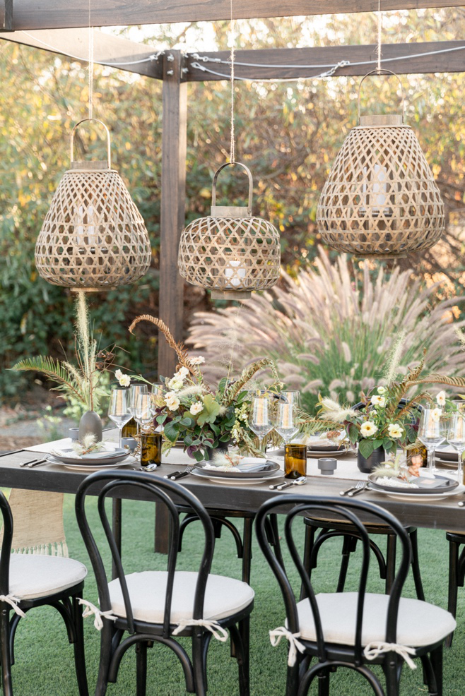 beautiful flower arrangements at an Atlanta wedding.