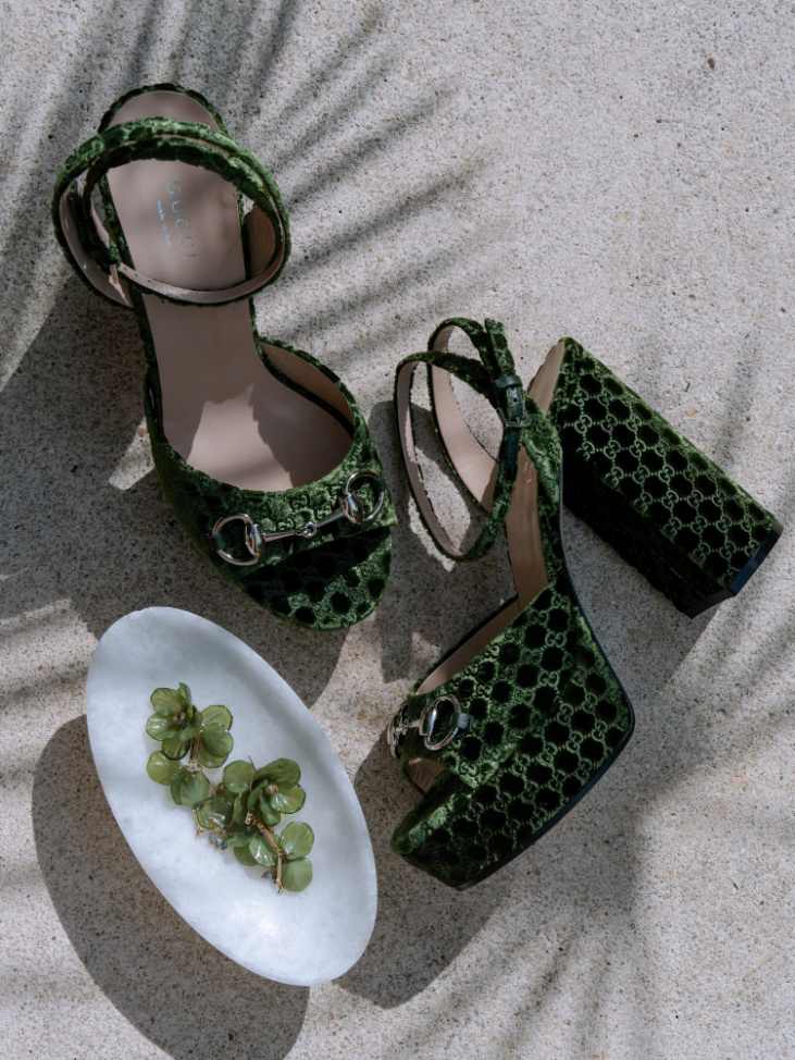 a pair of heels for a bride.