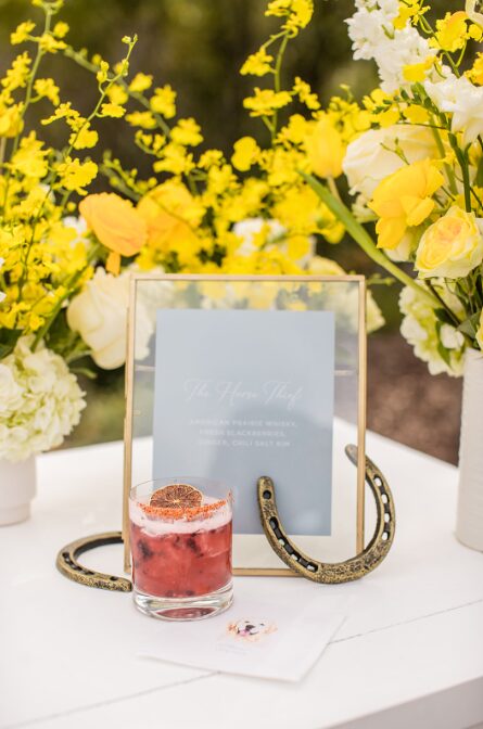 Décor items at a rustic-themed event planned by wedding planners that serve Charlotte.