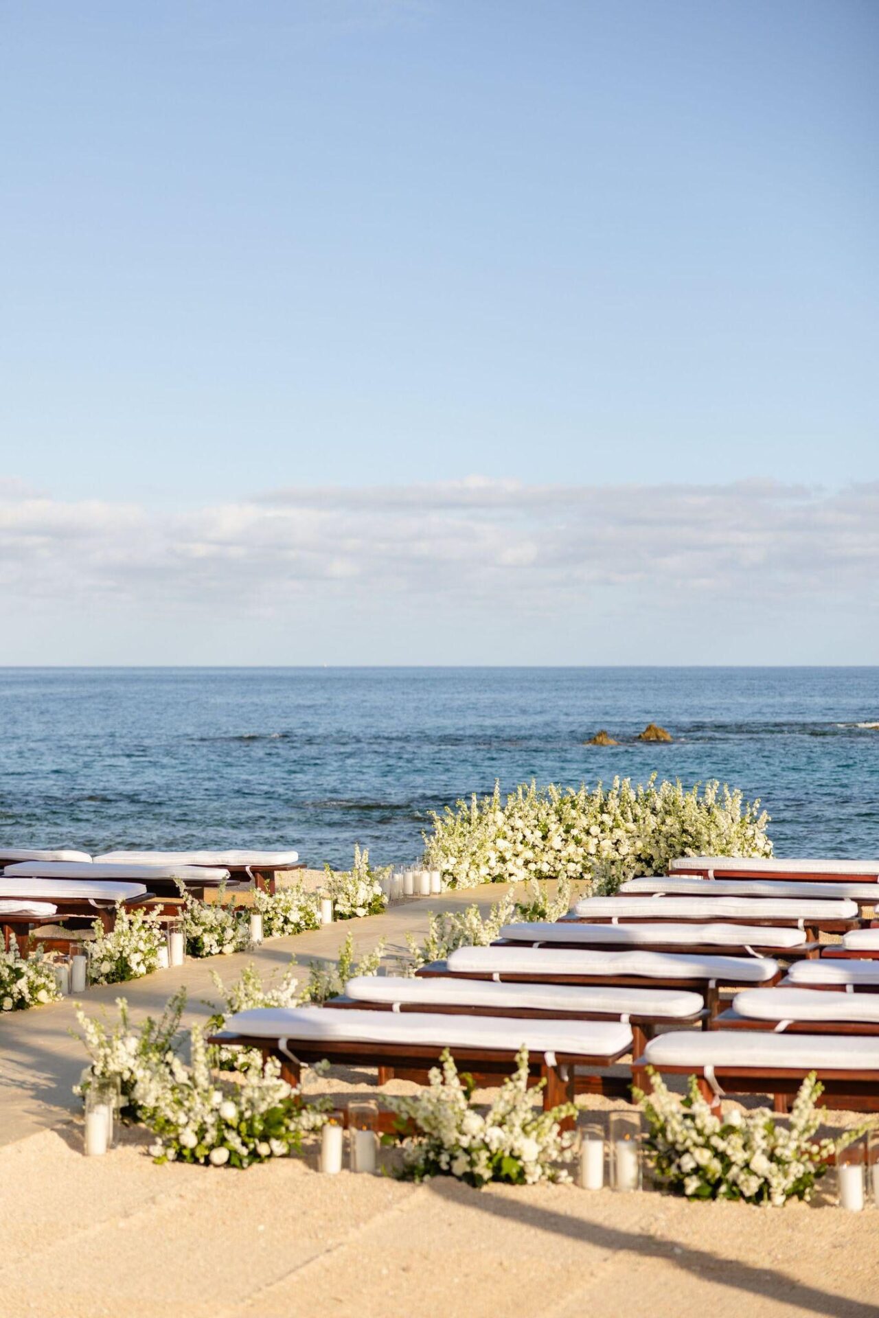 A beautiful beachfront wedding.