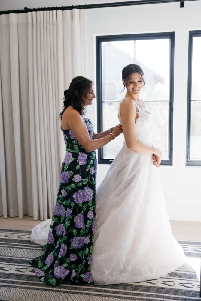 a bride in a white gown.