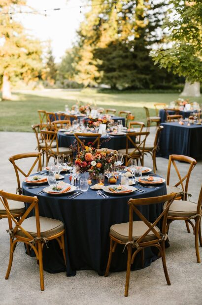 A reception table